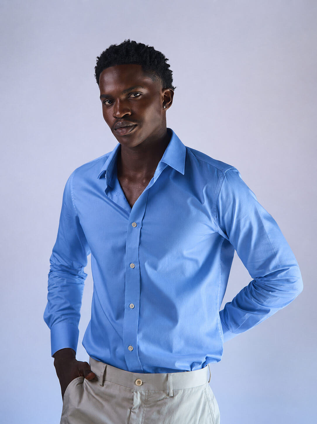 Business Blue Formal Shirt
